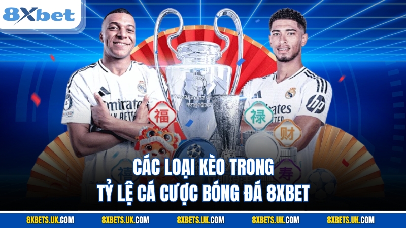Các loại kèo trong tỷ lệ cá cược bóng đá 8XBET